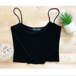 Linda Allard, Ellen Tracey Black Velvet Top